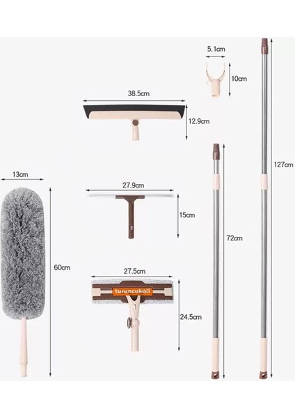 Elite Mikrofiber Bükülebilir Antistatik Toz Sökücü Süpürge ,silecek Çekçek ve Pencere Temizle 1 Adet modelleri