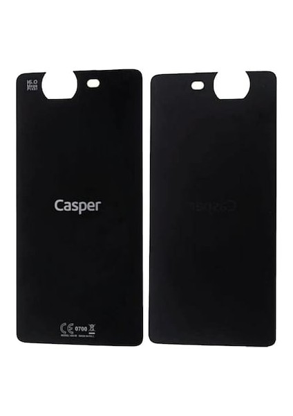 Casper Via V8 Arka Kapak Pil Kapağı Siyah