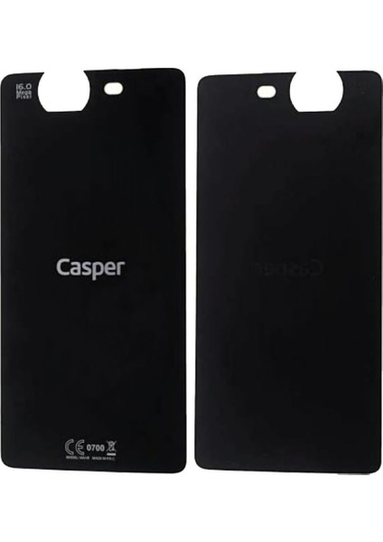 Casper Via V8 Arka Kapak Pil Kapağı Siyah