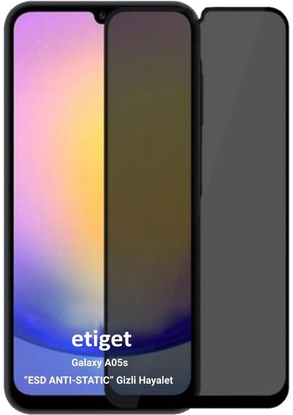 Samsung Galaxy A05s ”ESD ANTI-STATIC” Gizli Hayalet Cam Ekran Koruyucu