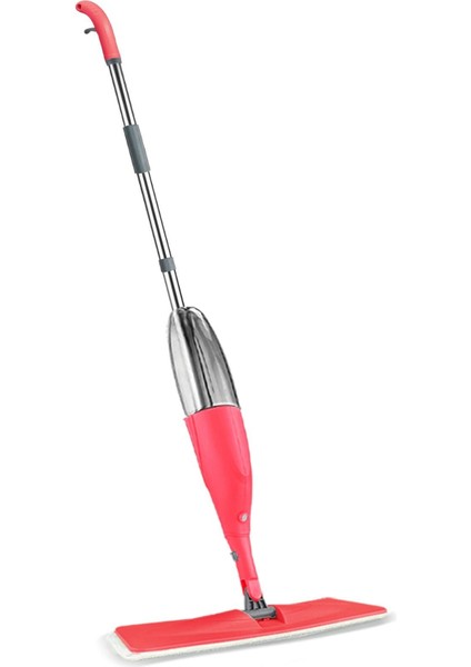 Shiny Sprey Mop Seti 360° Döner Başlık Mikrofiber Bez 350 ml Su Hazneli Somon Renk indirimleri