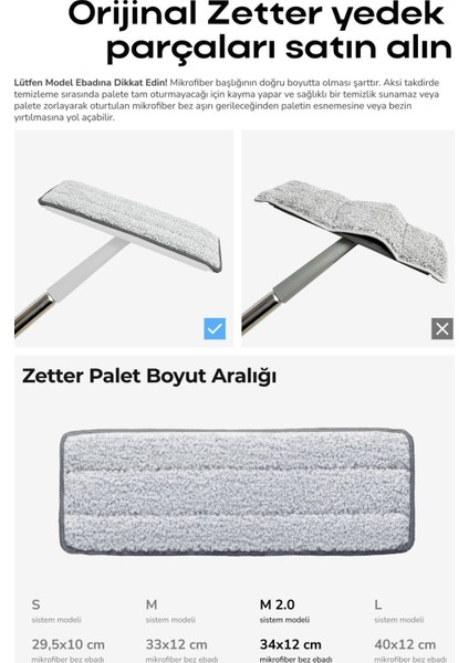 Elite Tablet Mop Yedek Bez Mikrofiber Mop Bezi - Medıum V2 1 Adet