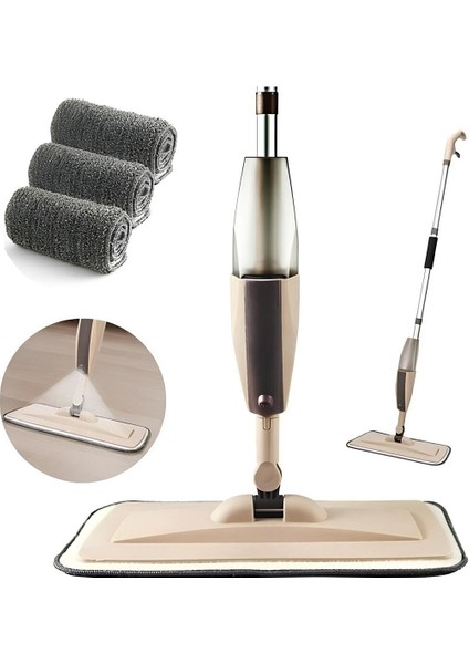 Elite Sprey Mop 1+3 Adet Yedek Mikrofiber Bezli 1 Adet