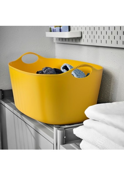 Elite Ikea Torkıs Sarı 35 Lt Esnek Büyük Çamaşır Sepeti 1 Adet modelleri