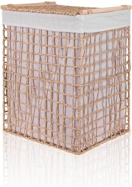 Elite Braid Hasır Çamaşır Sepeti Naturel 43X35X56 cm 1 Adet