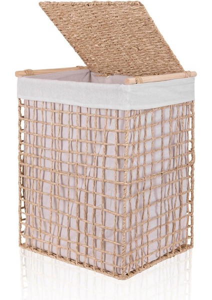 Elite Braid Hasır Çamaşır Sepeti Naturel 43X35X56 cm 1 Adet