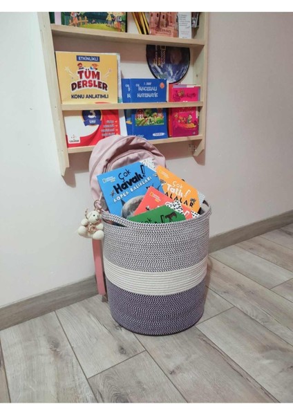Elite Çok Amaçlı Hasır Sepet Banyo Sepeti Dekor Sepet Havlu Sepeti 1 Adet modelleri