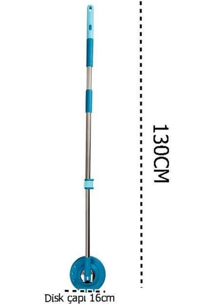 Elite Trend Mop Temizlik Kovası Microfiber Temizlik Seti 1 Yedek Püskül 1 Adet