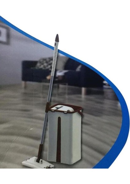Elite Microfiber Tablet Mop 5 Paspaslı Temizlik Seti 6+6=12 Litre Kova+Metal Sap 5ADET Paspas Fiyata Dahil 1 Adet