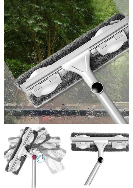 Elite Profesyonel Pratik Mikrofiberli Cam Silme Mopu 1 Adet