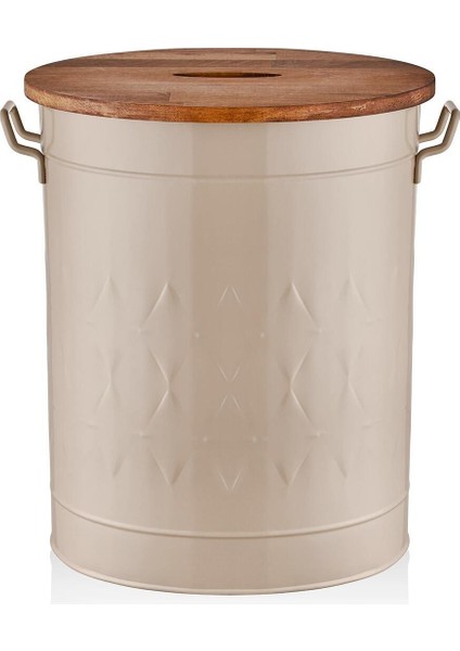 Elite Prizma Çamaşır Sepeti Karamel 54X43X35 cm 1 Adet
