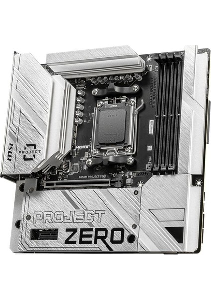 Msı B650M Project Zero Am5 Ddr5 7600MHZ(OC) HDMI Dp M.2 Usb3.2 2.5g Lan Wı-Fı 6e Matx fırsatları