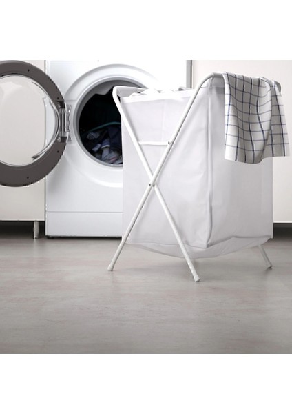 Elite Jall 50 Lt 8 kg Kapasiteli Beyaz Katlanır Çamaşır Sepeti 1 Adet modelleri