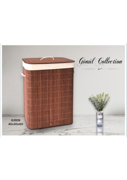 Elite Bambu Çamaşır Sepeti 40X30X60 1 Adet