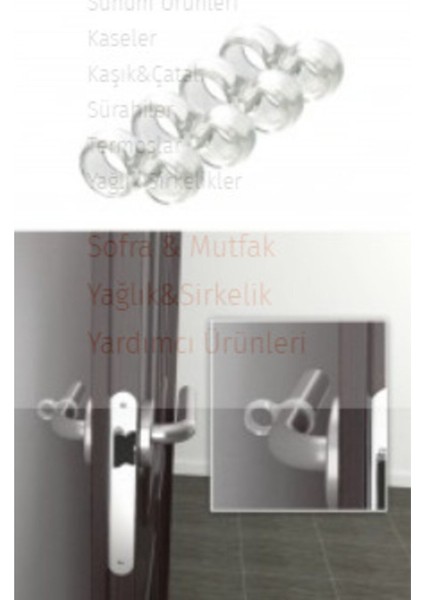 Elite Kapı Kolu Stopperi 4 Lü 1 Adet