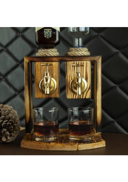 Elite Ahşap Rakı Standı 1 Adet