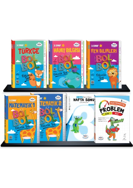 Öğretmen Evde Yayınları 3. Sınıf Ideal Süper Set 7 Kitap Yeni