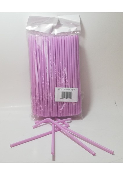 Elite 100 Adet Pembe Pipet 1 Adet