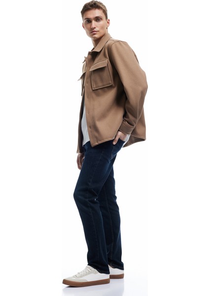 Yeni Sezon Slim Fit Kot Pantolon - Brad Jean