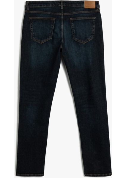 Yeni Sezon Slim Fit Kot Pantolon - Brad Jean