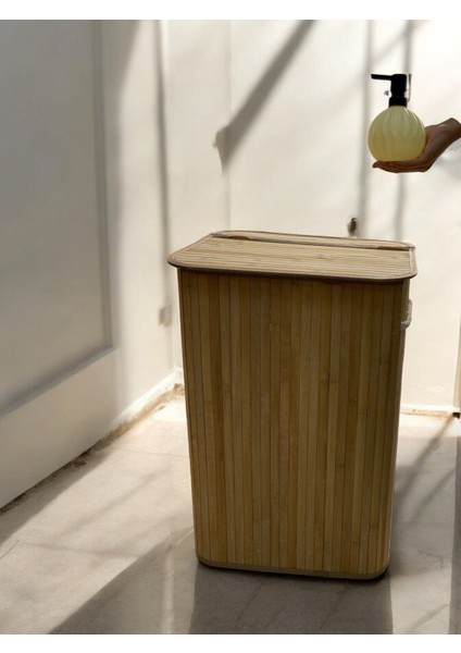 Elite Çamaşır Sepeti ve El Sabunu 2'li Banyo Seti 1 Adet