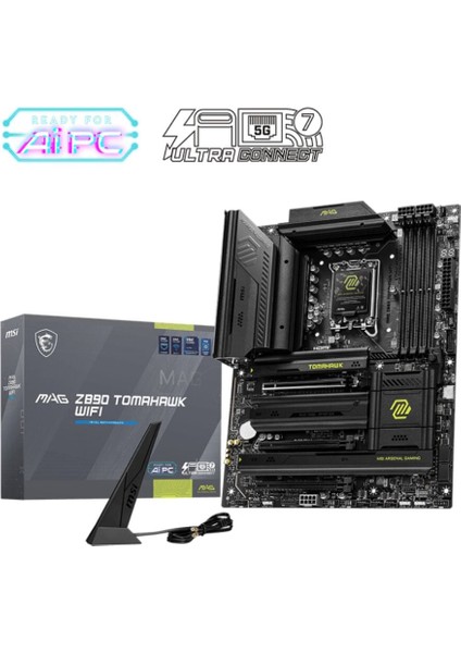 Msı Mag Z890 Tomahawk Wıfı Ddr5 9200(OC) Atx fiyatları