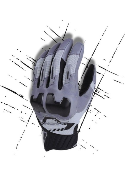 Macna Octavius Yazlık Korumalı Motosiklet Eldiveni - Gri