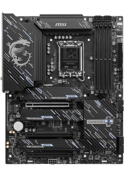 Msı Z890 Gamıng Plus Wıfı Soket 1851 Ddr5 9200MHZ