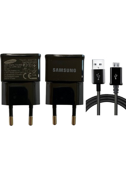 Samsung Şarj Cihazı Aleti ve Micro USB Kablo