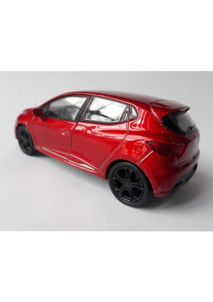 Renault Clio Diecast Metal Araba Kapı Açılır 1.36 Kırmızı Reno Clıo