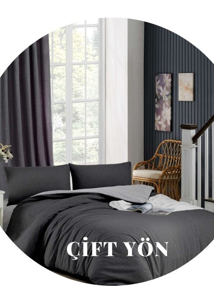 Elite Kolay ÜTÜ-120X200-TEK Kişilik Nevresim Takımı (Gri Lastikli Çarşaf+Yorgan Kılıfı+Y. Kılıfı) Antrasit 1 Adet fiyatları