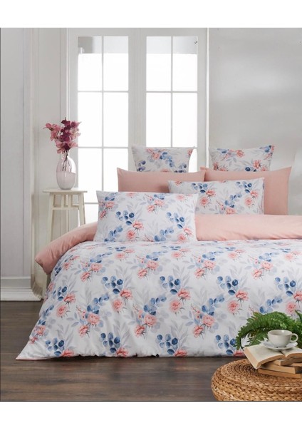 Elite Rose Çift Kişilik 1 Adet Nevresim (Yorgan KILIFI)200 cm x 220 Cm, Mavi Malzeme: %100 Pamuk. 1 Adet