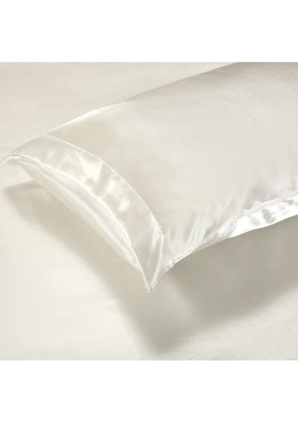 Elite Luxury Saten 4 Parça Çift Kişilik Nevresim Takımı 200X220 cm Lastikli Çarşaf Beyaz Renk 1 Adet fiyatları