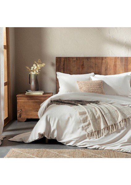 Elite Cıelo Bambu Nevresim Takımı 200X220 cm Açık Bej 1 Adet