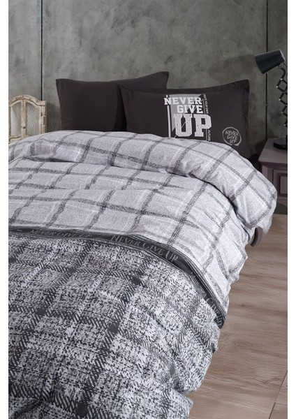 Elite Ranforce %100 Pamuk Tek Kişilik Nevresim Takımı Give Up 1 Adet