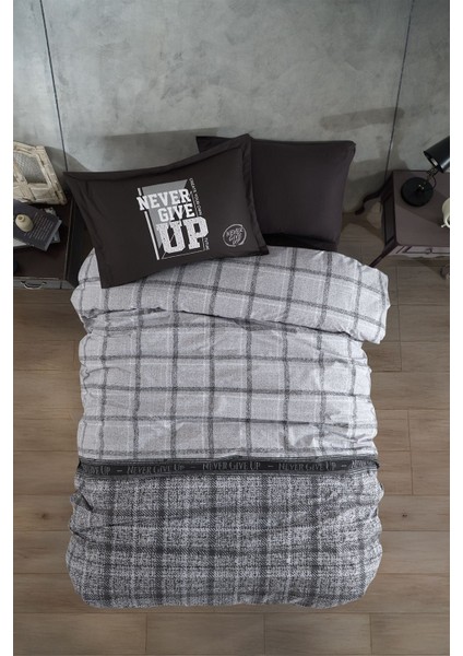 Elite Ranforce %100 Pamuk Tek Kişilik Nevresim Takımı Give Up 1 Adet