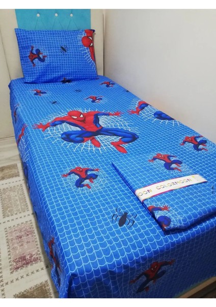 Elite Örümcek Adamlı Erkek/çocuk Pamuklu Tek Kişilik Nevresim Takımı 1 Adet