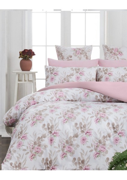 Elite Rose Çift Kişilik Cift Taraflı Nevresim TAKIMI(ÇARŞAFLI)YENİBAHARÇIFT889488 1 Adet