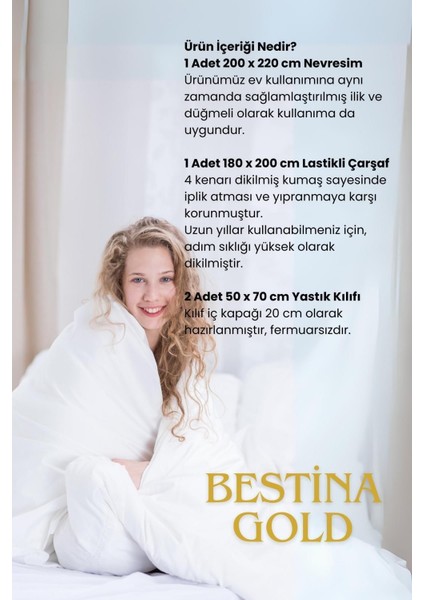 Elite Natural Soft Çift Kişilik Nevresim Takımı (Lastikli Çarşaflı) 1 Adet indirimleri