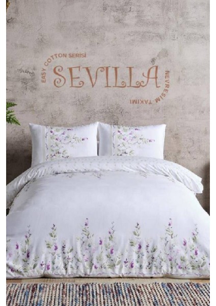 Elite Easy Cotton-Nevresim Takımı-Cift Kişilik -Sevılla 1 Adet