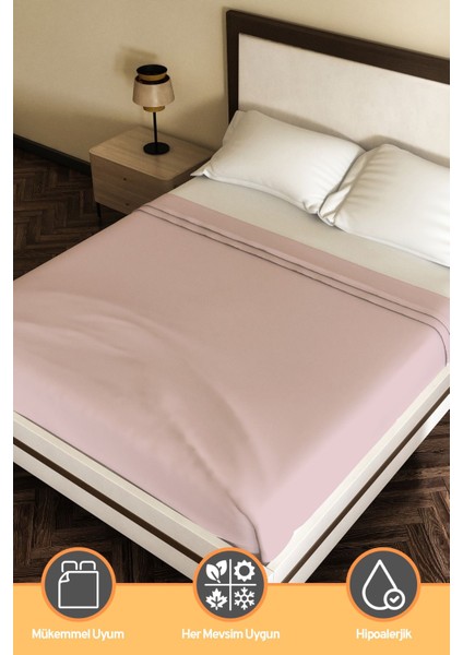 Elite Pamuklu Ranforce Kumaş Çift Kişilik Antialerjik Modern Nevresim Yorgan Kılıfı 240X260 cm 1 Adet modelleri