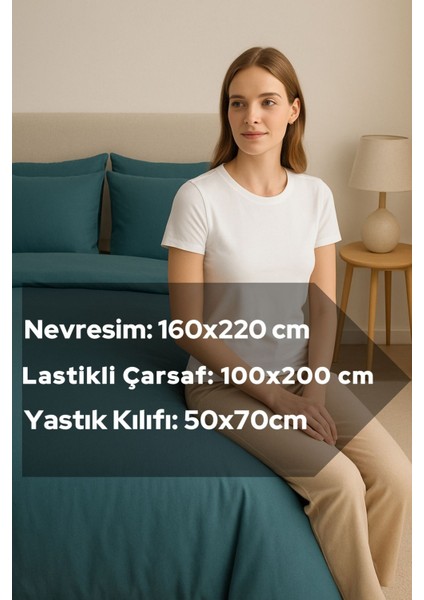 Elite Pamuklu Tek Kişilik Nevresim Takımı Yumuşak Doku Kolay Ütülenir Şık Tasarım 1 Adet