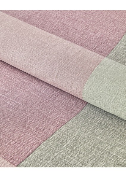 Elite Textured Plaid Kolay Ütülenir Çift Kişilik Nevresim Seti 200X220 cm Yeşil-Mürdüm 1 Adet modelleri