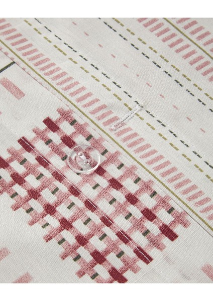 Elite Floral Grid Pamuklu Tek Kişilik Nevresim Seti Gül Kurusu 1 Adet indirimleri