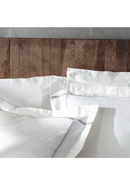 Elite Herrıngbone Nevresim Seti 200X220 cm Beyaz 1 Adet modelleri