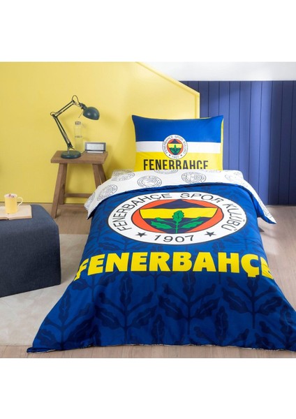 Elite Lisanslı Fenerbahçe Palamut Tek Kişilik Pamuk Nevresim Takımı 1 Adet
