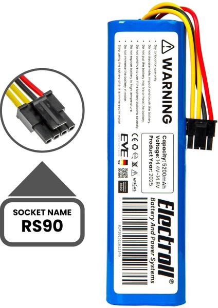 Redline Robored G2 Uyumlu Batarya (Standart Kapasite) 5200MAH Robot Süpürge Bataryası fırsatları