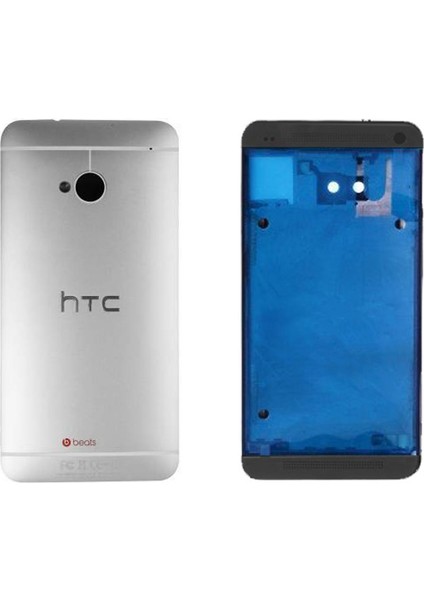 Htc One M7 Kasa Kapak Gümüş