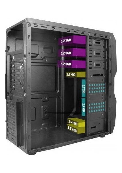 TA-K62 650W Kasa Siyah