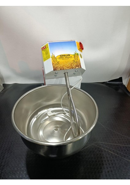 Profesyonel Hamur Karma Makinası 10 kg Un 5 Lt Su 15 kg Kapasiteli